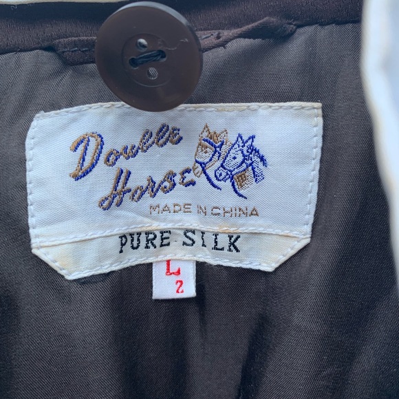 100% silk jacket 🐎 - Picture 4 of 7